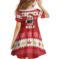Hawaii Funny Christmas Family Matching Puletasi and Hawaiian Shirt Spam Musubi Santa LT05 - Polynesian Pride