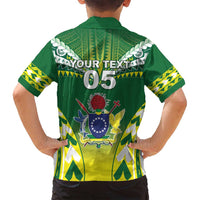 Cook Islands Rugby Custom Family Matching Puletasi and Hawaiian Shirt The Kukis Go Champions LT05 - Polynesian Pride