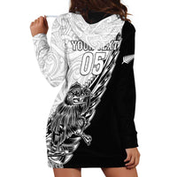 New Zealand Kiwi Rugby Custom Hoodie Dress Go Champions Maori Pattern LT05 - Polynesian Pride