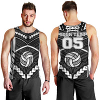 Custom Polynesia Beach Volleyball Men Tank Top Polynesian Tribal Pattern - Polynesian Pride
