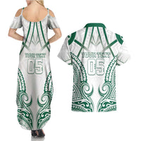 Custom Hawaii Volleyball Couples Matching Summer Maxi Dress and Hawaiian Shirt Polynesian Pattern - Polynesian Pride