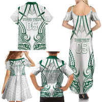 Custom Hawaii Volleyball Family Matching Summer Maxi Dress and Hawaiian Shirt Polynesian Pattern - Polynesian Pride