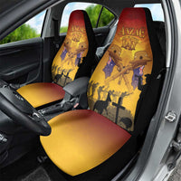 ANZAC Day Car Seat Cover Australia And New Zealand Slouch Hats LT05 - Polynesian Pride