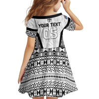 Custom Fiji 2026 Rugby Family Matching Short Sleeve Bodycon Dress and Hawaiian Shirt Fijian Tapa Pattern LT05 - Polynesian Pride