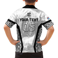 Custom Fiji 2026 Rugby Family Matching Tank Maxi Dress and Hawaiian Shirt Fijian Tapa Pattern LT05 - Polynesian Pride