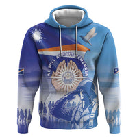 Personalised Marshall Islands Remembrance Day Zip Hoodie We Will Always Remember