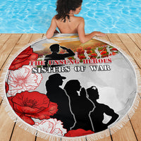 New Zealand ANZAC Day Beach Blanket The Unsung Heroes Sisters of War LT05 - Polynesian Pride