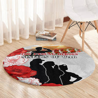 New Zealand ANZAC Day Round Carpet The Unsung Heroes Sisters of War LT05 - Polynesian Pride