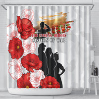 New Zealand ANZAC Day Shower Curtain The Unsung Heroes Sisters of War LT05 - Polynesian Pride