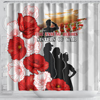 New Zealand ANZAC Day Shower Curtain The Unsung Heroes Sisters of War LT05 - Polynesian Pride