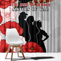 New Zealand ANZAC Day Window Curtain The Unsung Heroes Sisters of War LT05 - Polynesian Pride