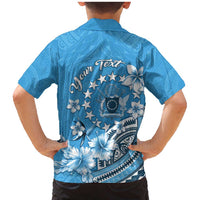 Personalised Penrhyn Gospel Day Family Matching Mermaid Dress and Hawaiian Shirt Cook Islands Tribal Pattern LT05 - Polynesian Pride