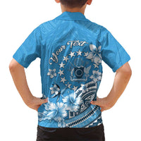 Personalised Penrhyn Gospel Day Hawaiian Shirt Cook Islands Tribal Pattern