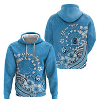 Personalised Penrhyn Gospel Day Zip Hoodie Cook Islands Tribal Pattern