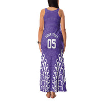 Custom Cook Islands Rarotonga Family Matching Tank Maxi Dress and Hawaiian Shirt Polynesian Tribal Tattoo LT05 - Polynesian Pride