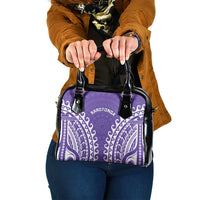 Custom Cook Islands Rarotonga Shoulder Handbag Polynesian Tribal Tattoo