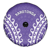 Custom Cook Islands Rarotonga Spare Tire Cover Polynesian Tribal Tattoo