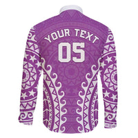 Custom Cook Islands Mangaia Family Matching Long Sleeve Bodycon Dress and Hawaiian Shirt Polynesian Tribal Tattoo