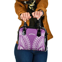 Custom Cook Islands Mangaia Shoulder Handbag Polynesian Tribal Tattoo