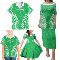 Custom Cook Islands Mitiaro Family Matching Puletasi and Hawaiian Shirt Polynesian Tribal Tattoo LT05 - Polynesian Pride