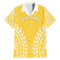 Custom Cook Islands Aitutaki Family Matching Summer Maxi Dress and Hawaiian Shirt Polynesian Tribal Tattoo