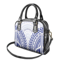 Custom Cook Islands Palmerston Shoulder Handbag Polynesian Tribal Tattoo
