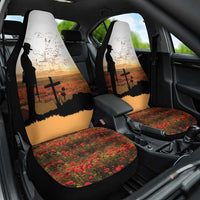 Australia And New Zealand ANZAC Day Car Seat Cover Battle Of Beersheba LT05 One Size Beige - Polynesian Pride