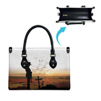 Australia And New Zealand ANZAC Day Leather Bag Battle Of Beersheba LT05 - Polynesian Pride