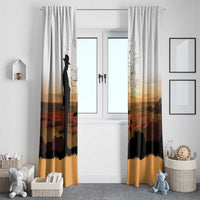 Australia And New Zealand ANZAC Day Window Curtain Battle Of Beersheba LT05 - Polynesian Pride