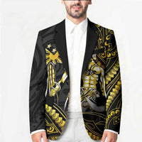 Filipinos Lapu Lapu Hero Blazer Gold Polynesian Tribal Tattoo