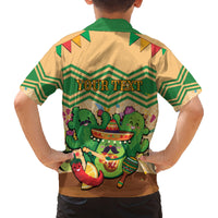Personalised Hawaii Cinco De Mayo Family Matching Off Shoulder Maxi Dress and Hawaiian Shirt Funny Style