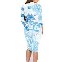 Happy Fiji Girmit Day Family Matching Long Sleeve Bodycon Dress and Hawaiian Shirt Fijian Tapa With Mandala Pattern LT05 - Polynesian Pride