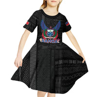 Samoa 64th Independence Anniversary Kid Short Sleeve Dress