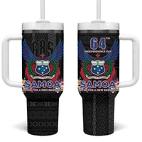 Samoa 64th Independence Anniversary Tumbler With Handle