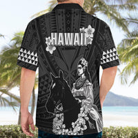 Hawaii King Kamehameha Day Parade Hawaiian Shirt With Pa'u Riders Plumeria Kakau Tribal Pattern LT05 - Polynesian Pride