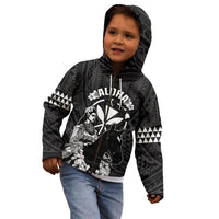 Hawaii King Kamehameha Day Parade Kid Hoodie With Pa'u Riders Plumeria Kakau Tribal Pattern LT05 - Polynesian Pride