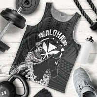 Hawaii King Kamehameha Day Parade Men Tank Top With Pa'u Riders Plumeria Kakau Tribal Pattern LT05 - Polynesian Pride
