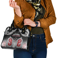 New Zealand Waitangi Day Shoulder Handbag Aotearoa Te Ra O Waitangi Manaia Maori Pattern LT05 - Polynesian Pride
