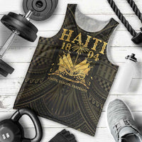Haiti 1804 Men Tank Top Polynesian Gold Neg Maron