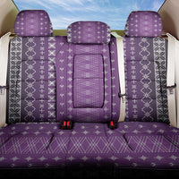 Purple Samoa Malu Tattoo Inspired Back Car Seat Cover - Polynesian Pride