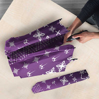Purple Samoa Malu Tattoo Inspired Umbrella - Polynesian Pride