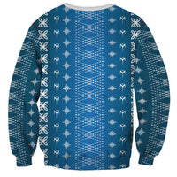 Blue Samoa Malu Tattoo Inspired Sweatshirt - Polynesian Pride