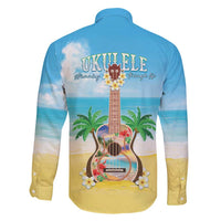 Hawaiian Ukulele Family Matching Summer Maxi Dress and Hawaiian Shirt Sound Of Happiness LT05 - Polynesian Pride