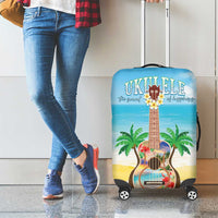 Hawaiian Ukulele Luggage Cover Sound Of Happiness