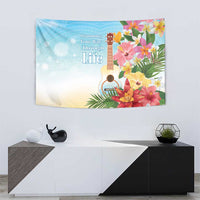 National Ukulele Day Tapestry Tropical Vibe