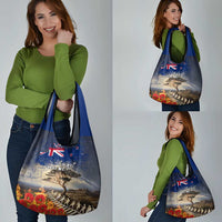 New Zealand ANZAC Day Grocery Bag The Lonesome Pine With Soldier Fern LT05 - Polynesian Pride
