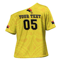 Papua New Guinea Rugby Custom Cross Shoulder Shirt Kumuls Heritage