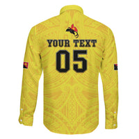 Papua New Guinea Rugby Custom Family Matching Mermaid Dress and Hawaiian Shirt Kumuls Heritage LT05 - Polynesian Pride
