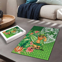 Aloha Hawaii St Patrick's Day Puzzle Polynesian Style