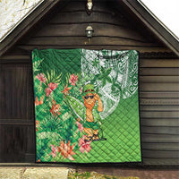 Aloha Hawaii St Patrick's Day Quilt Polynesian Style